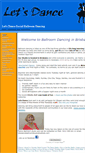 Mobile Screenshot of letsdanceballroom.info